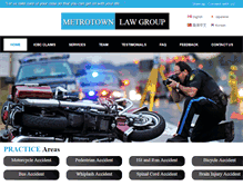 Tablet Screenshot of metrotownlawgroup.ca